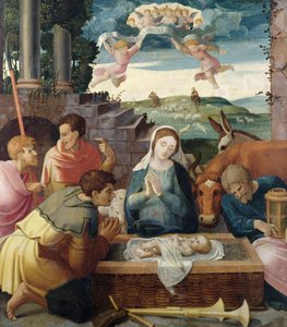 Adoração dos Pastores, Escola de Champanhe, c.1520-30